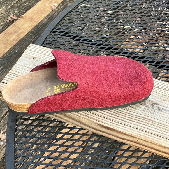 Red Wool Birkenstocks! - Picture 4 of 5